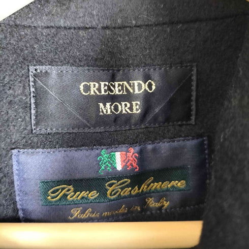 CRESCENDO MORE カシミヤウールロングコート 変形ボタン レディース M-L