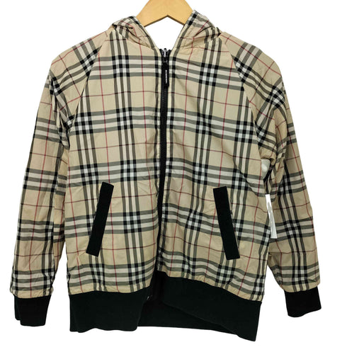 バーバリーロンドン BURBERRY LONDON ノバチェック リバーシブルジップパーカー レディース 150A