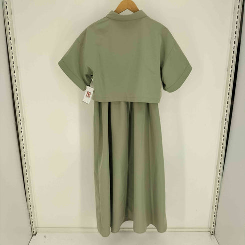 24SS armonia S/S シャツ ノースリーブワンピース シャツワンピース セットアップ レディース FREE