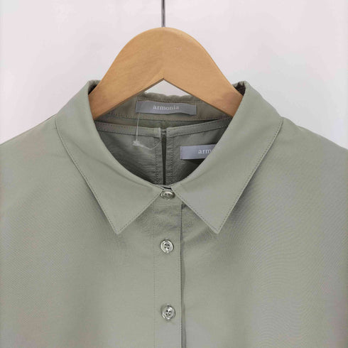 24SS armonia S/S シャツ ノースリーブワンピース シャツワンピース セットアップ レディース FREE