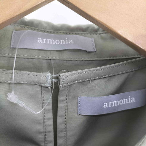 24SS armonia S/S シャツ ノースリーブワンピース シャツワンピース セットアップ レディース FREE