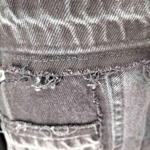 リーバイス Levis パッチワークリメイクブラックデニムジャケット メンズ