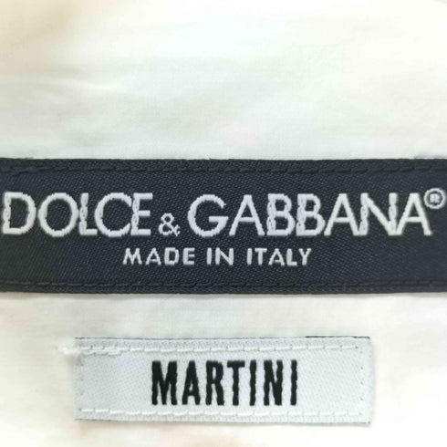ドルチェアンドガッバーナ DOLCE&GABBANA MARTINI 襟刺繍シャツ メンズ 37