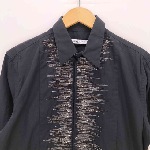 ジバンシィ GIVENCHY スパンコールシャツ メンズ 39