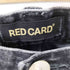 レッドカード REDCARD ダメージ加工ブラックデニムパンツ メンズ 31