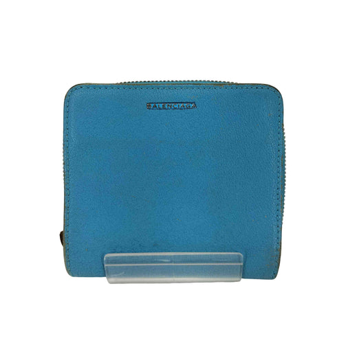 バレンシアガ BALENCIAGA 2つ折りレザーウォレット ラウンドジップ レディース