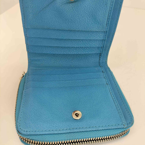 バレンシアガ BALENCIAGA 2つ折りレザーウォレット ラウンドジップ レディース