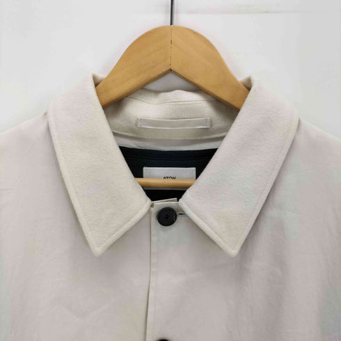 エイトン ATON NATURAL DYED WEATHER SAFARI JACKET メンズ 06