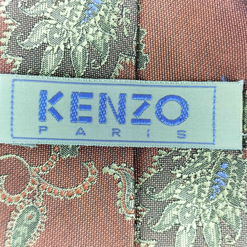 ケンゾー KENZO 総柄 シルクネクタイ メンズ