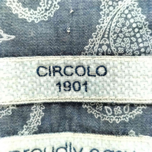 チルコロ1901 circolo 1901 裏地ペイズリー ベスト ジレ メンズ 48