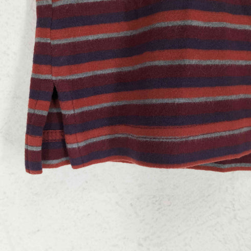 ランバン LANVIN SPORT 刺繍ロゴ ボーダーポロシャツ メンズ 38