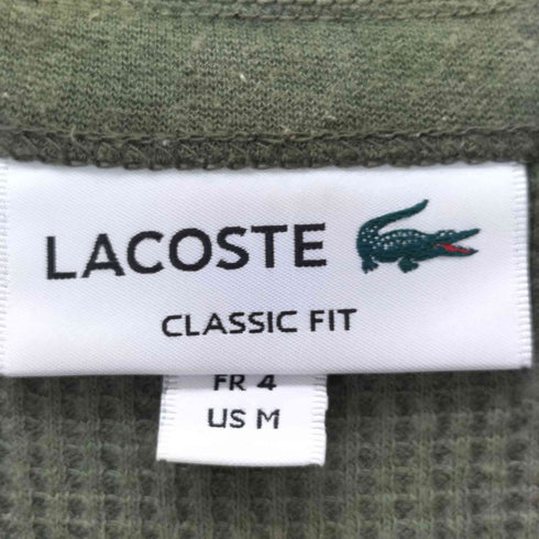 ラコステ LACOSTE ヘンリーネックサーマルカットソー メンズ import:M
