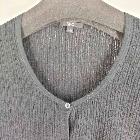 ユニクロシー UNIQLO:C レースラウンドネックショートカーディガン レディース import:L