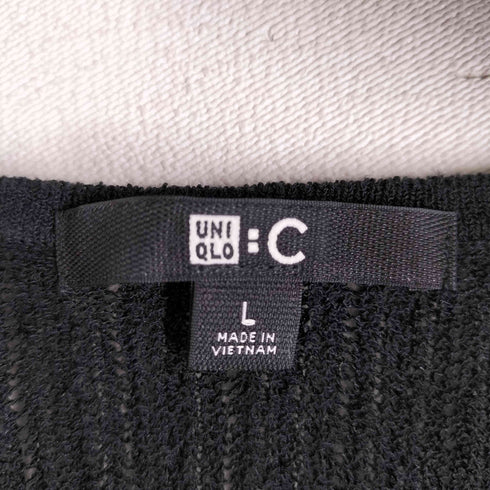 ユニクロシー UNIQLO:C レースラウンドネックショートカーディガン レディース import:L
