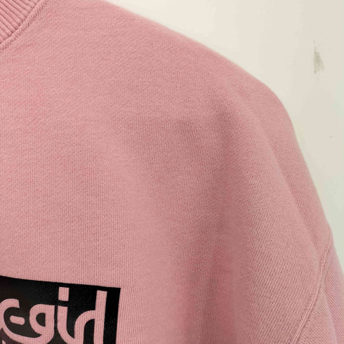 エックスガール X-girl BICOLOR BOX LOGO SWEAT TOP バイカラー ボックス ロゴ スウェット トップ レディース JPN:M