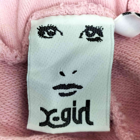 エックスガール X-girl BICOLOR BOX LOGO SWEAT PANTS バイカラー ボックスロゴ スウェットパンツ レディース JPN:M