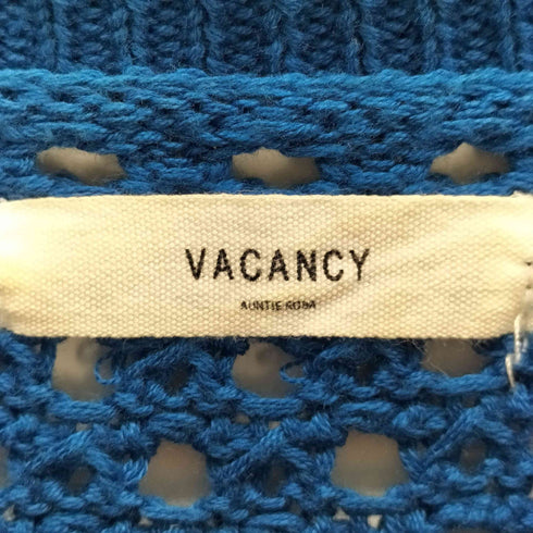 ヴァカンシー VACANCY メッシュ ニットポロ メンズ FREE