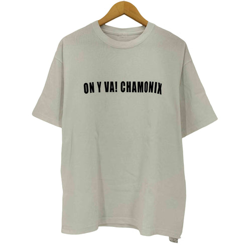 vent blanc / ヴァンブラン ON Y VA CHAMONIXプリントTシャツ レディース