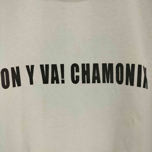 vent blanc / ヴァンブラン ON Y VA CHAMONIXプリントTシャツ レディース