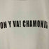 vent blanc / ヴァンブラン ON Y VA CHAMONIXプリントTシャツ レディース