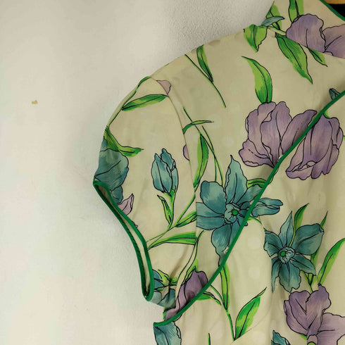 総柄 S/S チャイナワンピース レディース