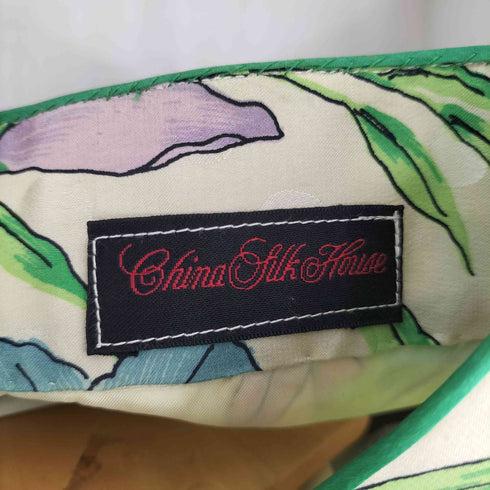 総柄 S/S チャイナワンピース レディース