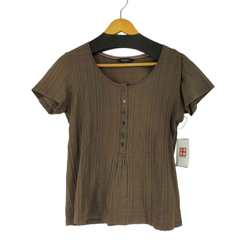 バーバリーロンドン BURBERRY LONDON ヘンリーネック S/S Tシャツ レディース JPN:2