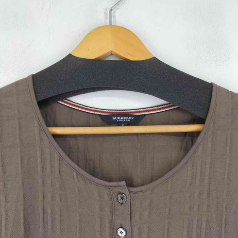 バーバリーロンドン BURBERRY LONDON ヘンリーネック S/S Tシャツ レディース JPN:2
