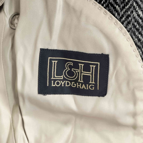 ハリスツイード Harris Tweed L&H Loyd&Haig ツイードウールテーラードジャケット メンズ