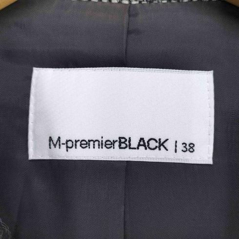 エムプルミエブラック M-premier BLACK ラメツイード テーラードジャケット レディース JPN:38