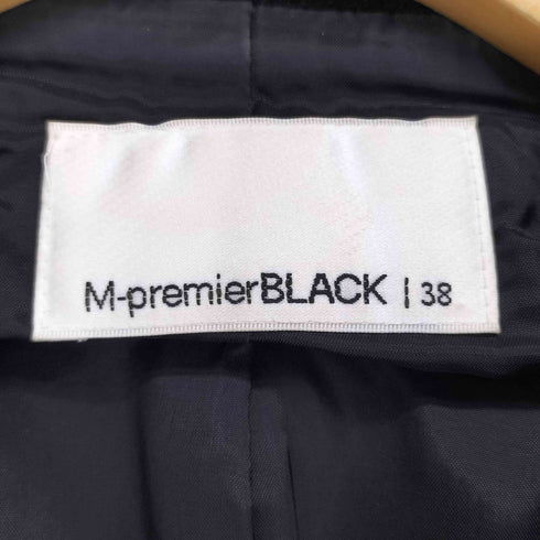 エムプルミエブラック M-premier BLACK ベロア テーラードジャケット レディース JPN:38