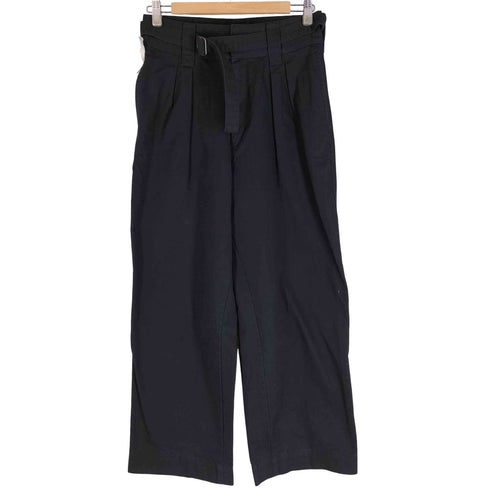 ユニクロユー UNIQLO U 22AW ベルテッドタックワイドパンツ レディース 67cm