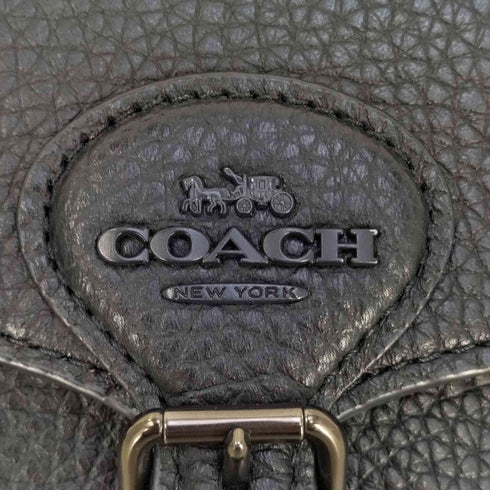 コーチ COACH Amelia Leather Small Saddle Bag アメリア レザー スモール サドル バッグ レディース