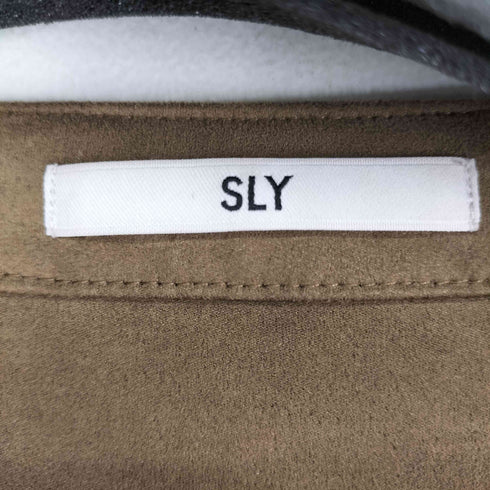 スライ SLY PUFF SLEEVE SUEDE S/OP レディース JPN:2