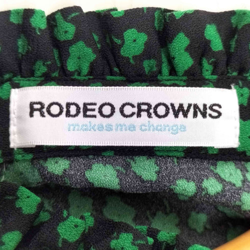 ロデオクラウンズ RODEO CROWNS ミニフローラルフリルワンピース レディース FREE