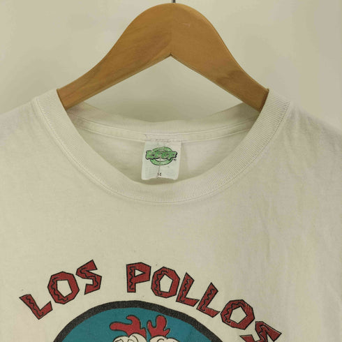 CANCUN REEF COZUMEL LOS POLLOS HERMANOS ニワトリ プリント クルーネック Tシャツ メンズ import:M