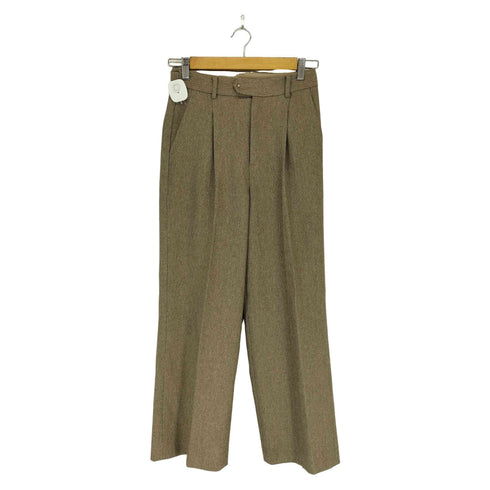 グリーンレーベルリラクシング GREEN LABEL RELAXING プレップツイードワイドパンツ レディース JPN:36