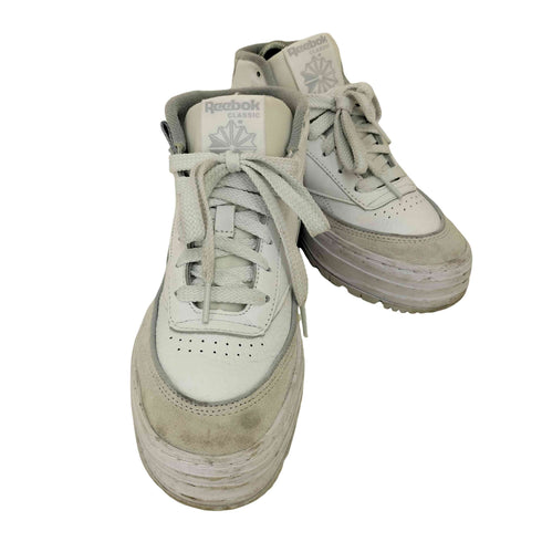リーボック Reebok Club C Geo Mid FOOTWARE WHITE レディース JPN:23.5