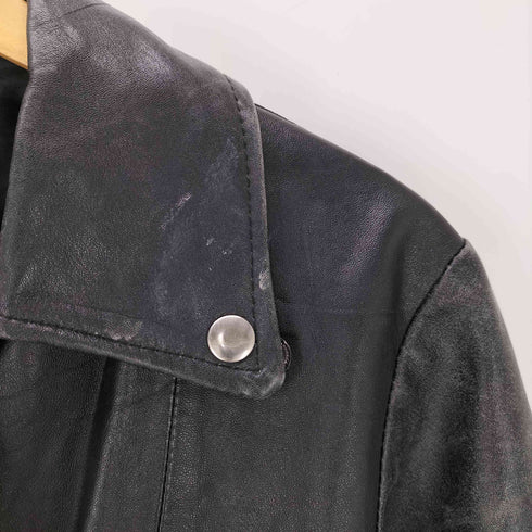 エルエイチピー LHP 羊革 レザー ダブルライダースジャケット メンズ JPN:M
