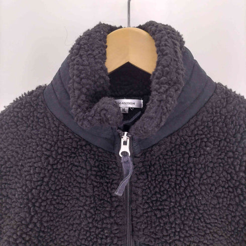 サジェスション Suggestion 裏地メッシュ ボア フリース ジャケット メンズ JPN:XL