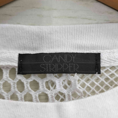 キャンディストリッパー Candy Stripper MESH PATCHED TOPS メッシュ パッチワーク トップス レディース JPN:2