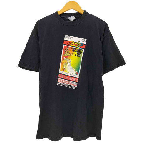 タルテックス TULTEX メキシコ製 90S NFL 1997-1998シーズン フットボールゲーム S/S Tシャツ メンズ import:XL