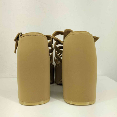 イエロー YELLO SLEEK CHUNKY HEEL SANDALS レディース JPN:S