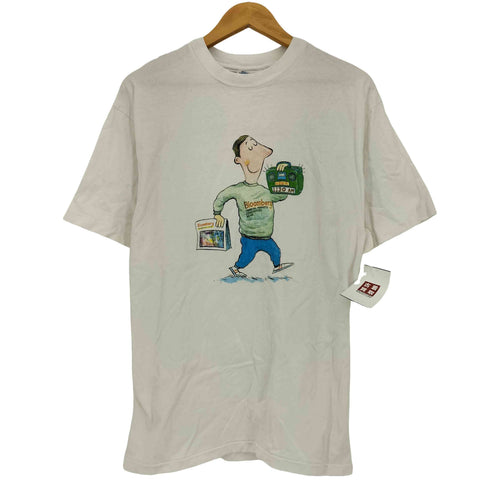 ヘインズ Hanes 90S USA製 企業 THE SOURSE キャラクタープリント S/S Tシャツ メンズ import:L