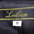 レリアン Leilian ウールナイロン ノーカラー ハーフコート レディース 9