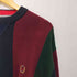 トミーヒルフィガー TOMMY HILFIGER 90S ワンポイント刺繍 マルチカラー クルーネック L/Sニット メンズ L/G