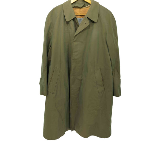 アクアスキュータム AQUASCUTUM 90S MADE IN ENGLAND ライナー付き ステンカラーコート メンズ