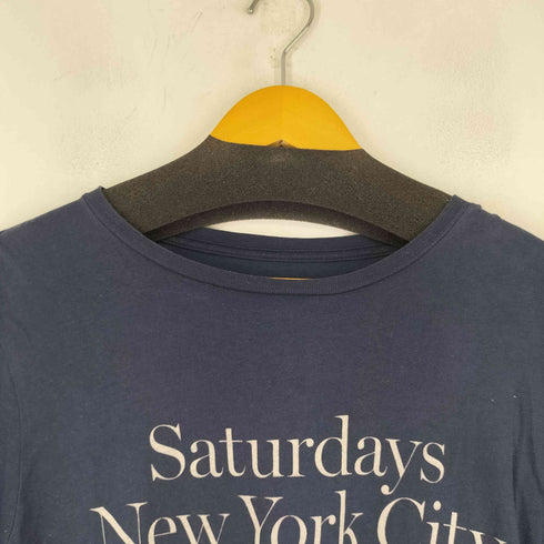 サタデーズサーフニューヨーク SATURDAYS SURF NYC ロゴプリント S/S Tシャツ メンズ JPN:S
