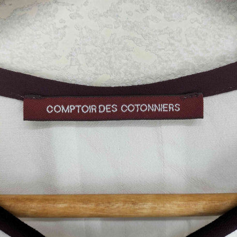 コントワーデコトニエ COMPTOIR DES COTONNIERS リボンタイ フリルブラウス レディース JPN:7号