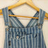 ゲスジーンズ GUESS JEANS ストライプ柄デニムオーバーオール メンズ S